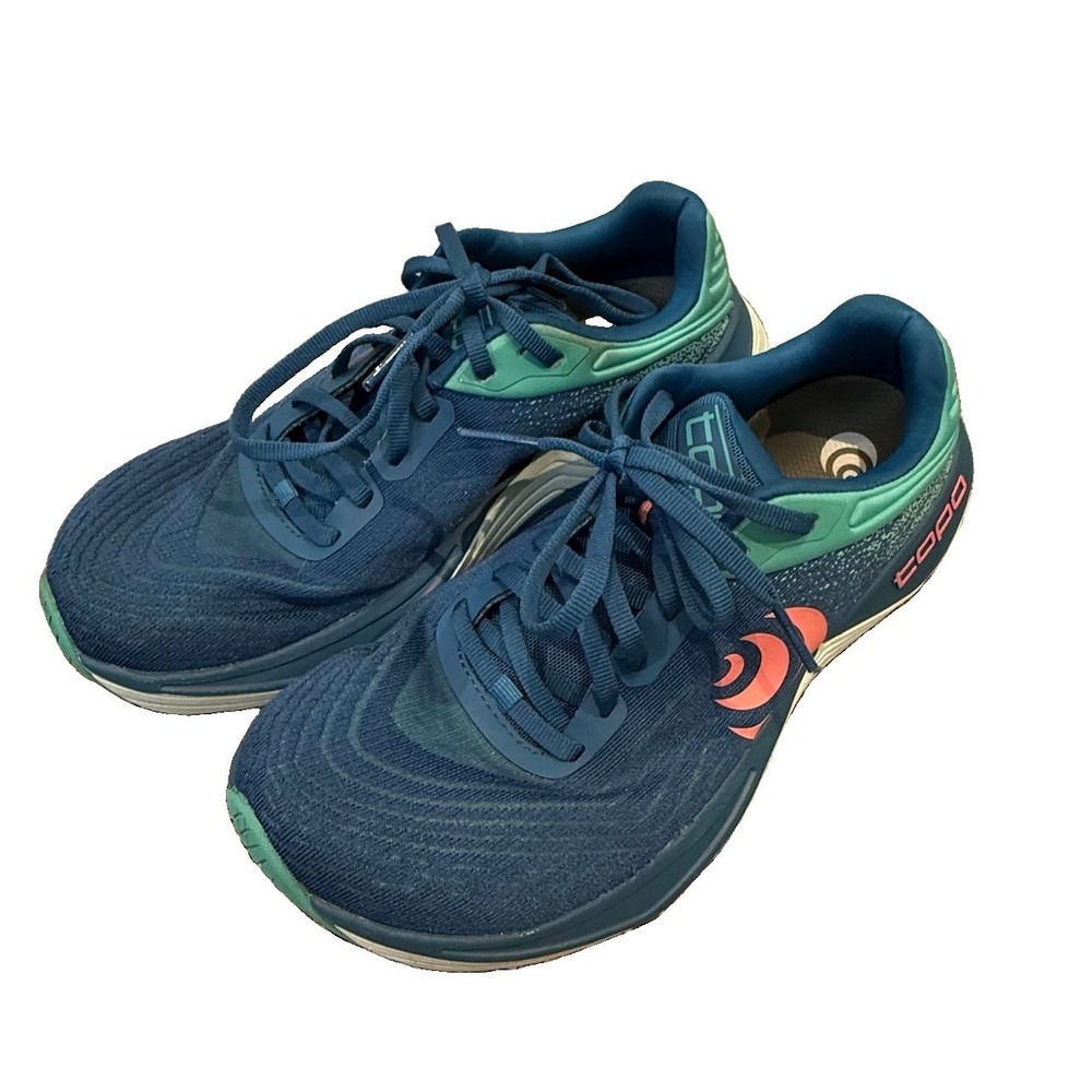 Topo Athletic UltraFly 5 Shoes Womens 6 Blue Aqua Running Trainers Sneakers
